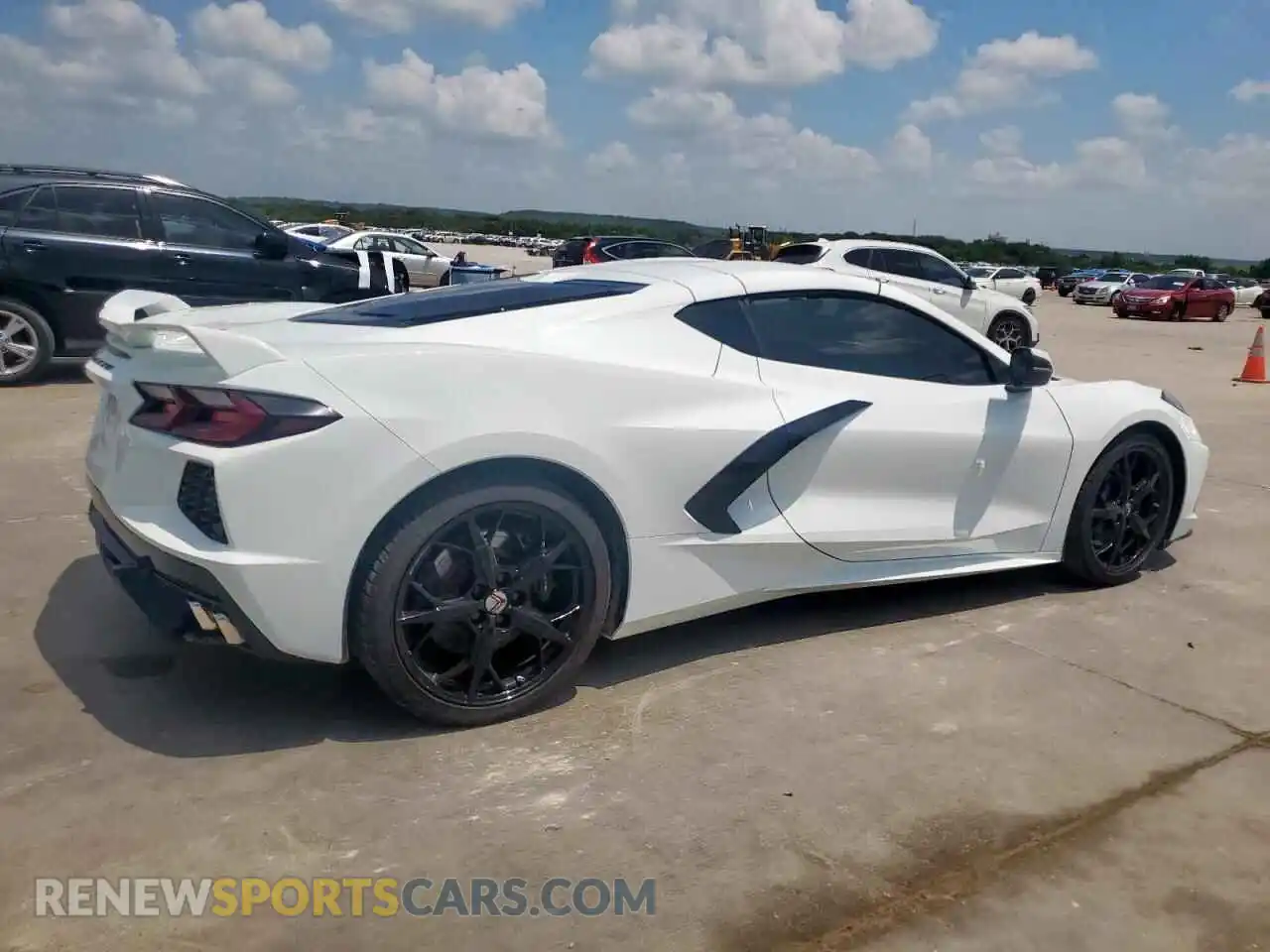 3 Фотография поврежденного автомобиля 1G1YB2D43M5117739 CHEVROLET CORVETTE 2021