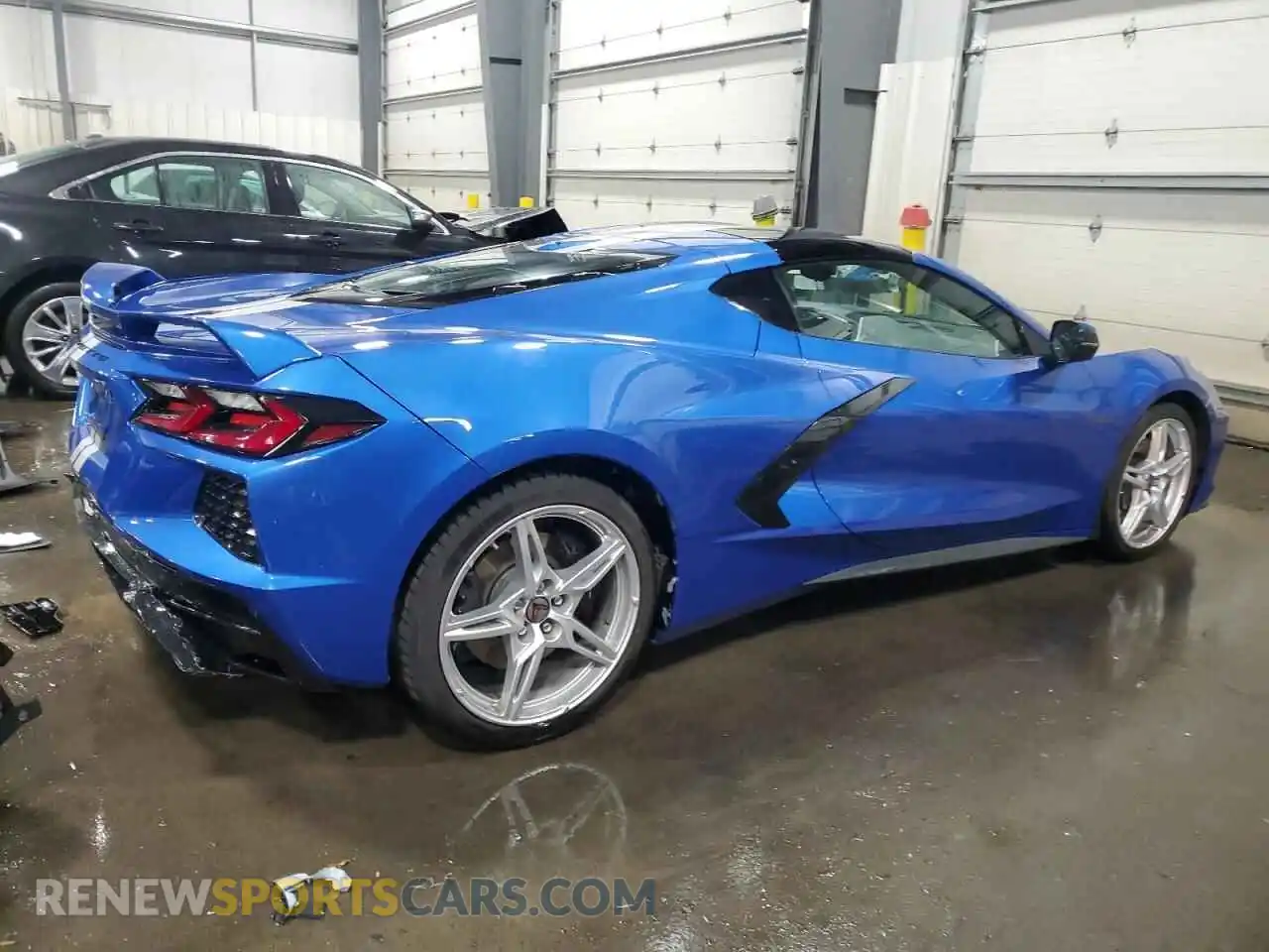 3 Photograph of a damaged car 1G1YB2D44M5101856 CHEVROLET CORVETTE 2021