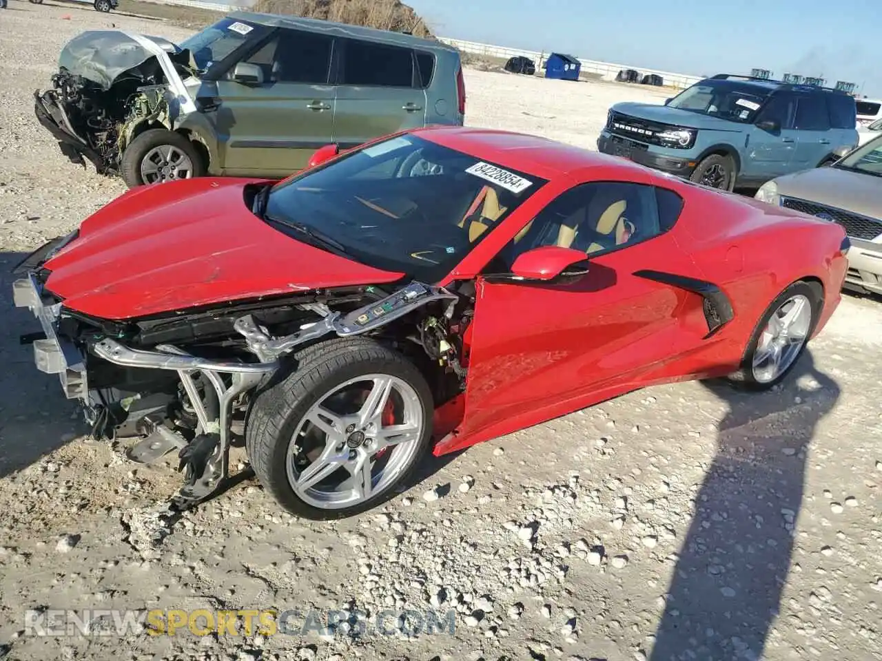 1 Photograph of a damaged car 1G1YB2D47M5109255 CHEVROLET CORVETTE 2021