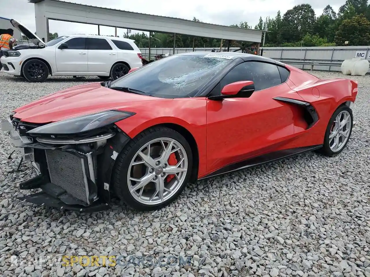1 Photograph of a damaged car 1G1YB2D48M5116215 CHEVROLET CORVETTE 2021