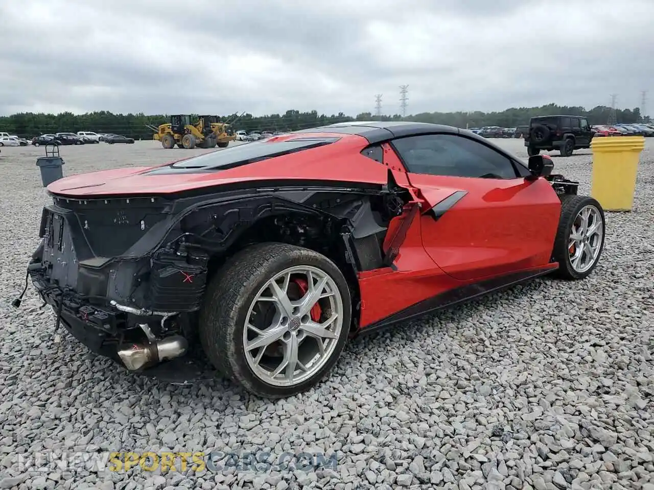 3 Photograph of a damaged car 1G1YB2D48M5116215 CHEVROLET CORVETTE 2021