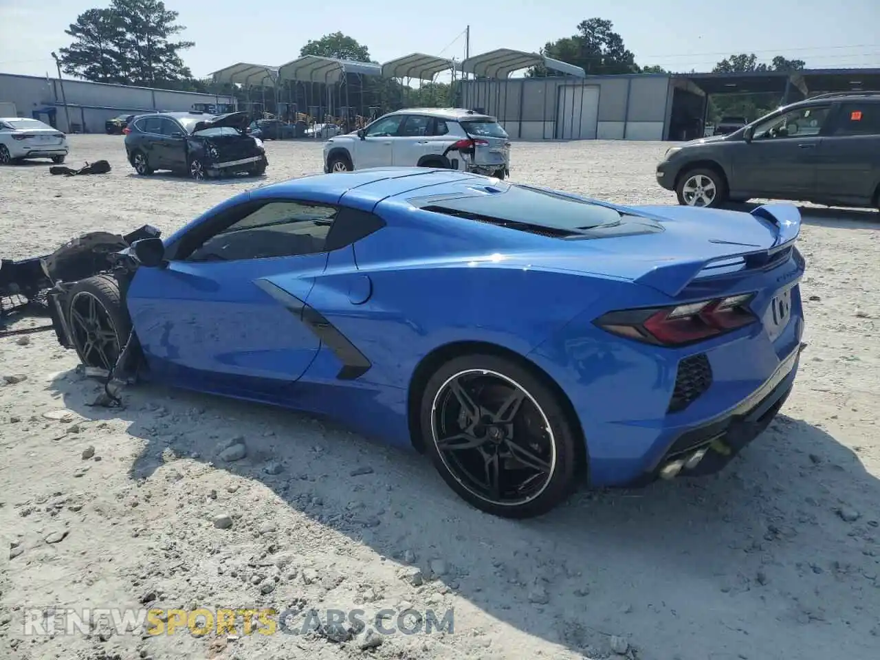 2 Photograph of a damaged car 1G1YB2D48M5122340 CHEVROLET CORVETTE 2021