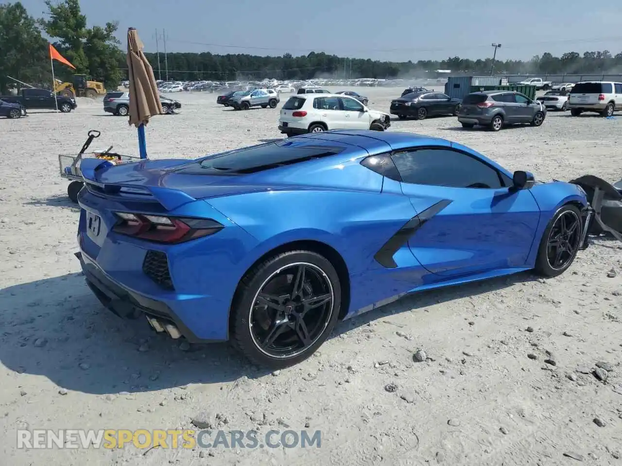 3 Photograph of a damaged car 1G1YB2D48M5122340 CHEVROLET CORVETTE 2021
