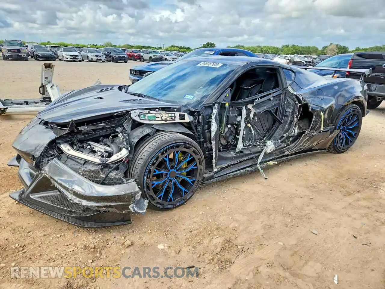 1 Photograph of a damaged car 1G1YB2D49M5118751 CHEVROLET CORVETTE 2021