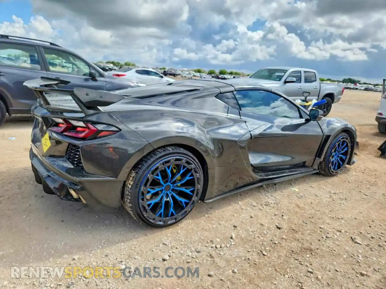 3 Photograph of a damaged car 1G1YB2D49M5118751 CHEVROLET CORVETTE 2021