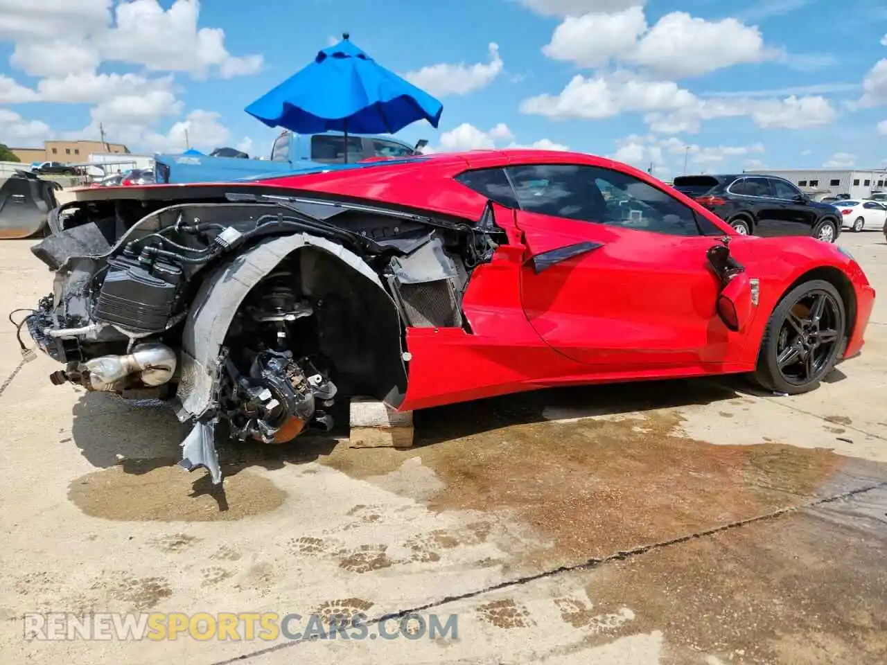 3 Фотография поврежденного автомобиля 1G1YB2D4XM5110349 CHEVROLET CORVETTE 2021