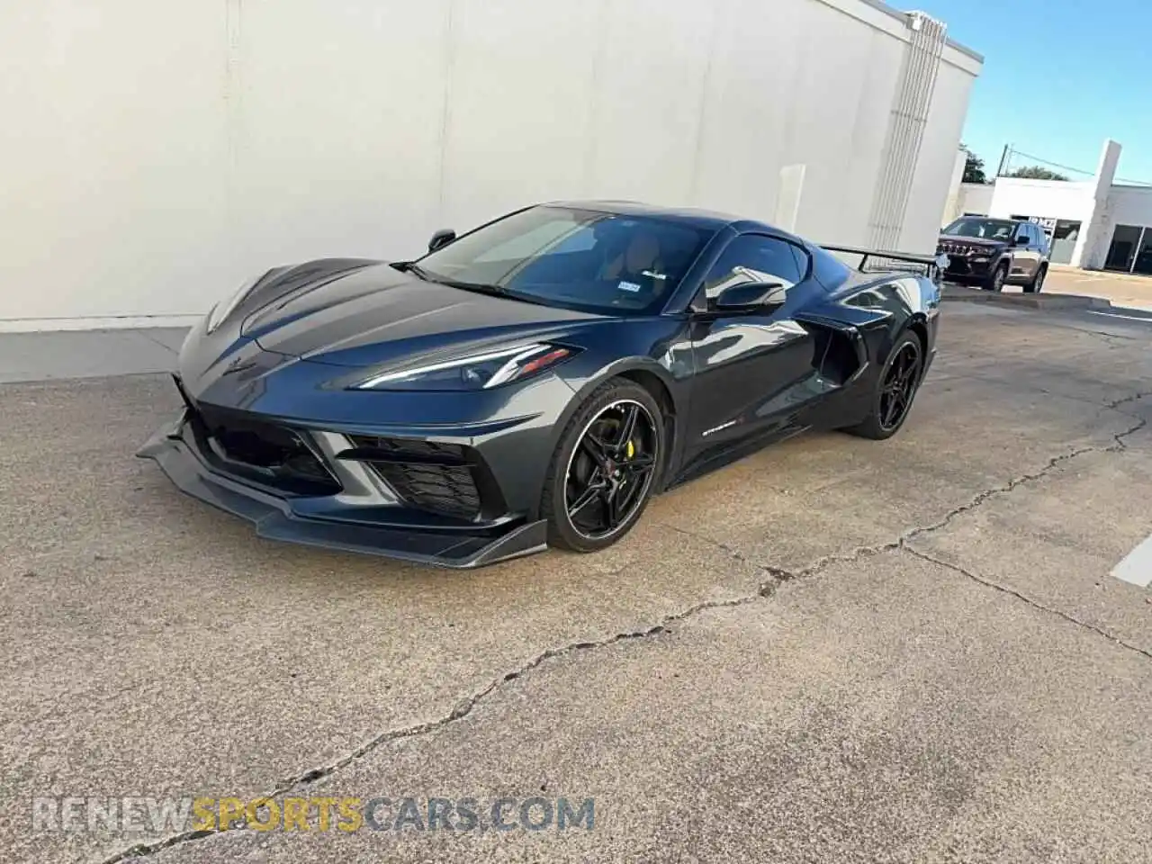 2 Photograph of a damaged car 1G1YB2D4XM5115812 CHEVROLET CORVETTE 2021