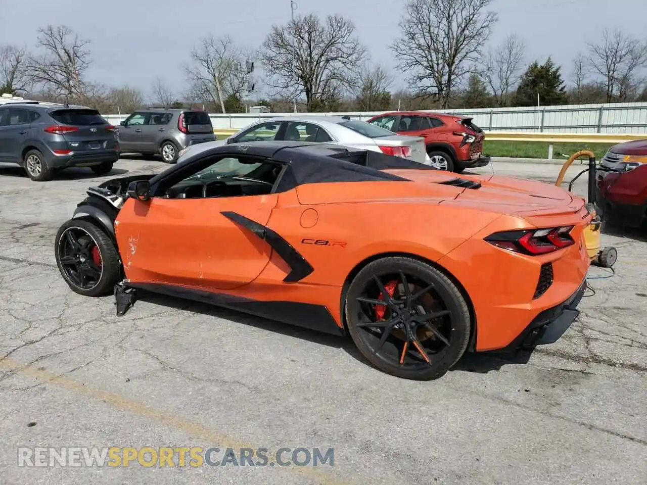 2 Photograph of a damaged car 1G1YB3D45M5108742 CHEVROLET CORVETTE 2021