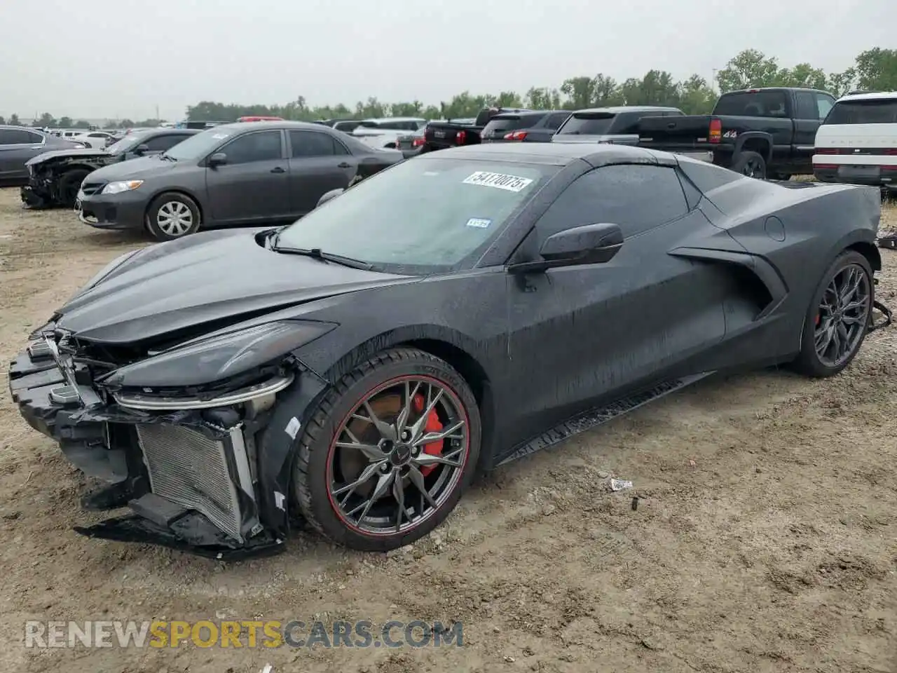 1 Photograph of a damaged car 1G1YB3D49M5122885 CHEVROLET CORVETTE 2021