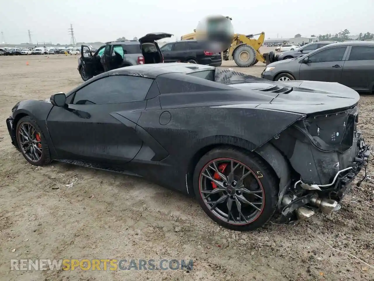 2 Photograph of a damaged car 1G1YB3D49M5122885 CHEVROLET CORVETTE 2021