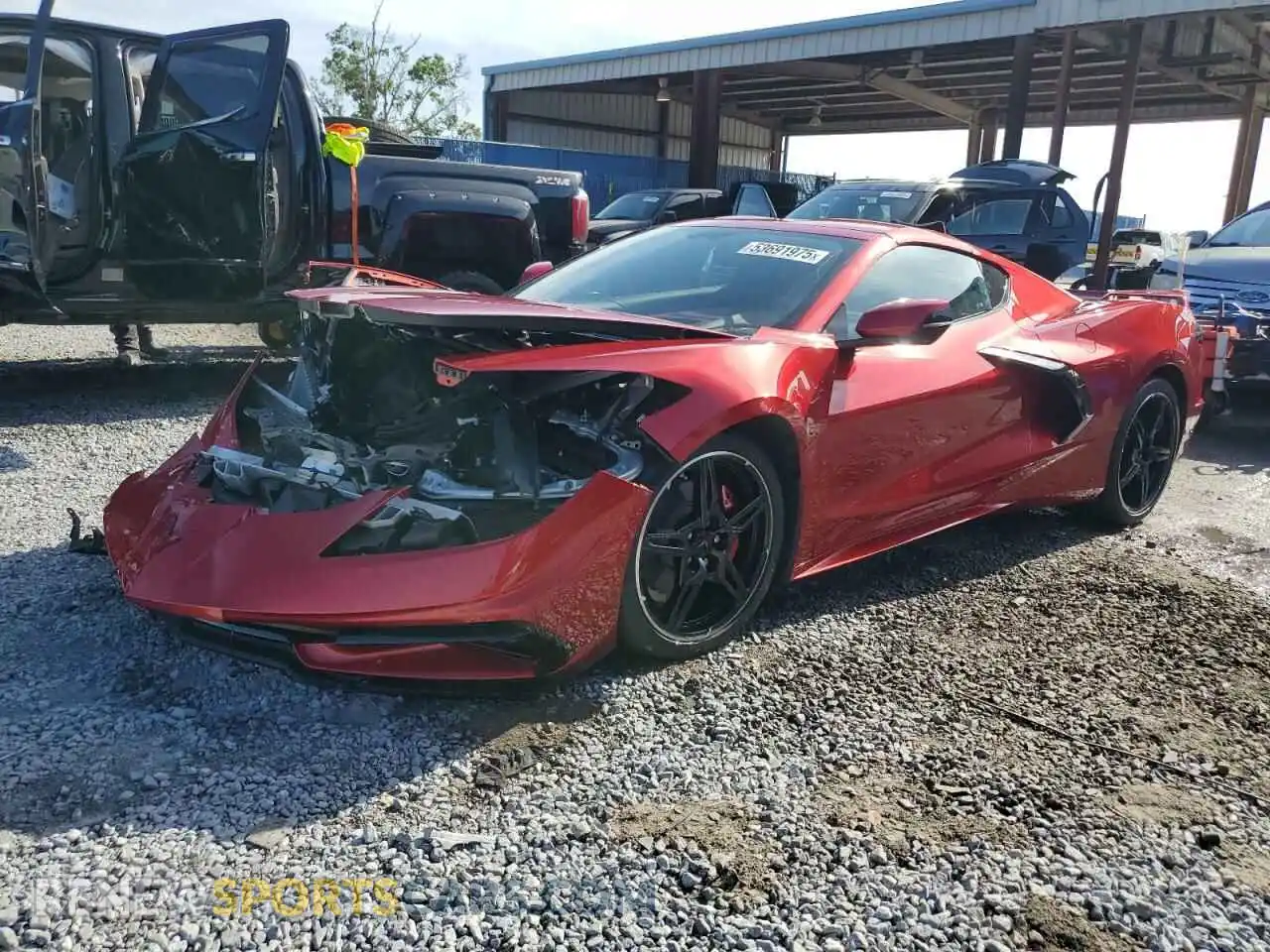 1 Photograph of a damaged car 1G1YC2D43M5113851 CHEVROLET CORVETTE 2021