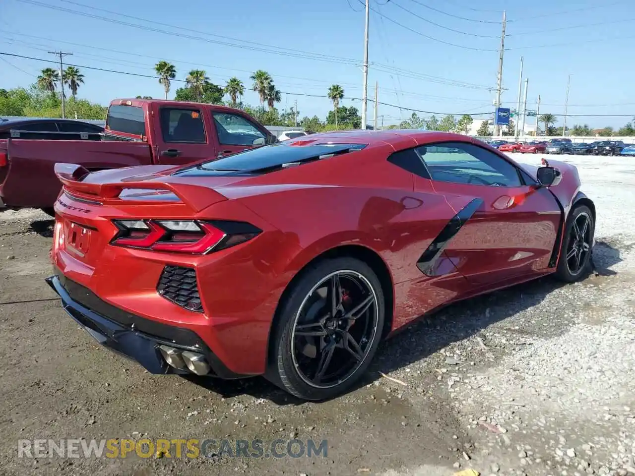 3 Photograph of a damaged car 1G1YC2D43M5113851 CHEVROLET CORVETTE 2021