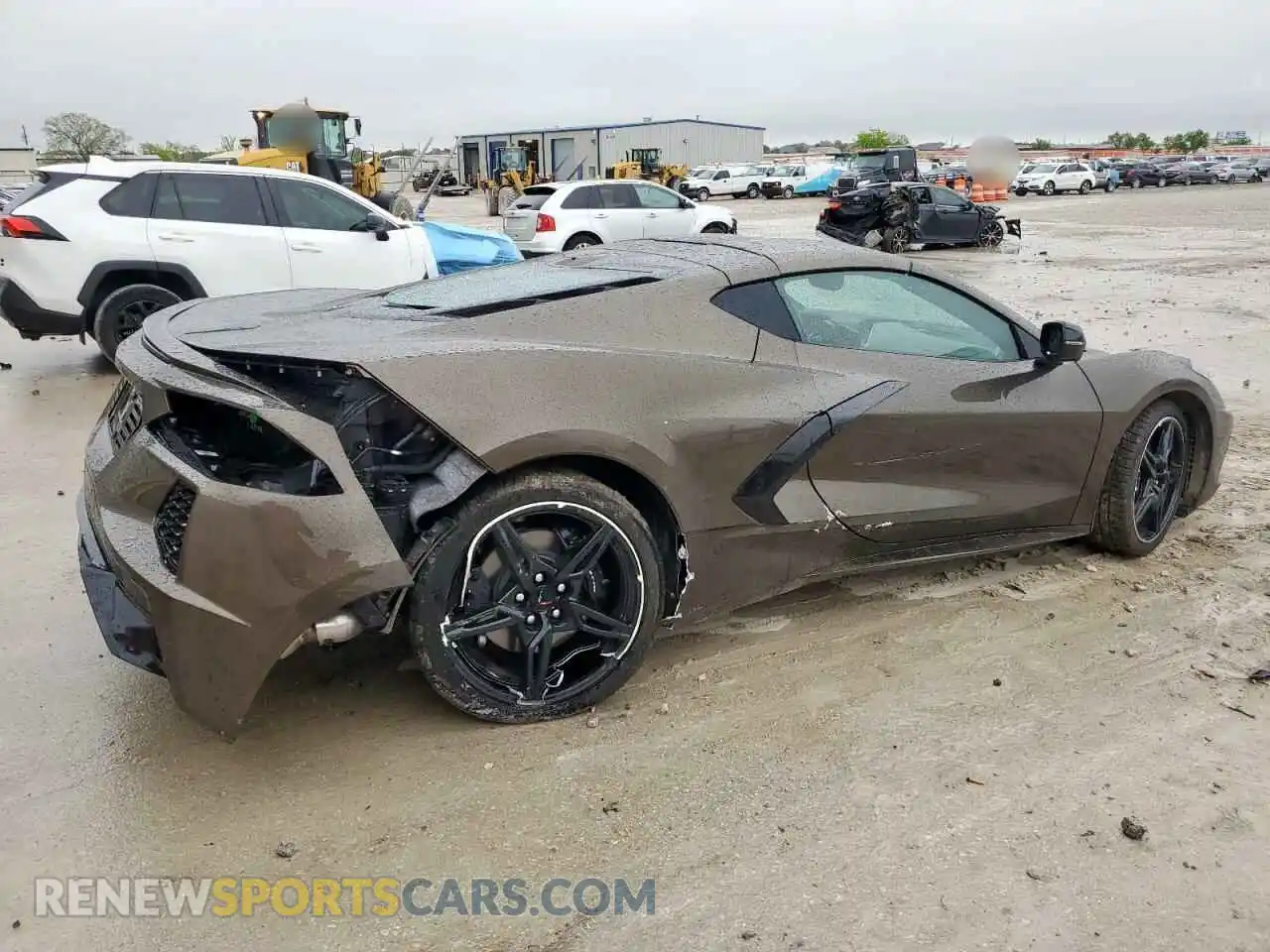 3 Photograph of a damaged car 1G1YC2D45M5104696 CHEVROLET CORVETTE 2021