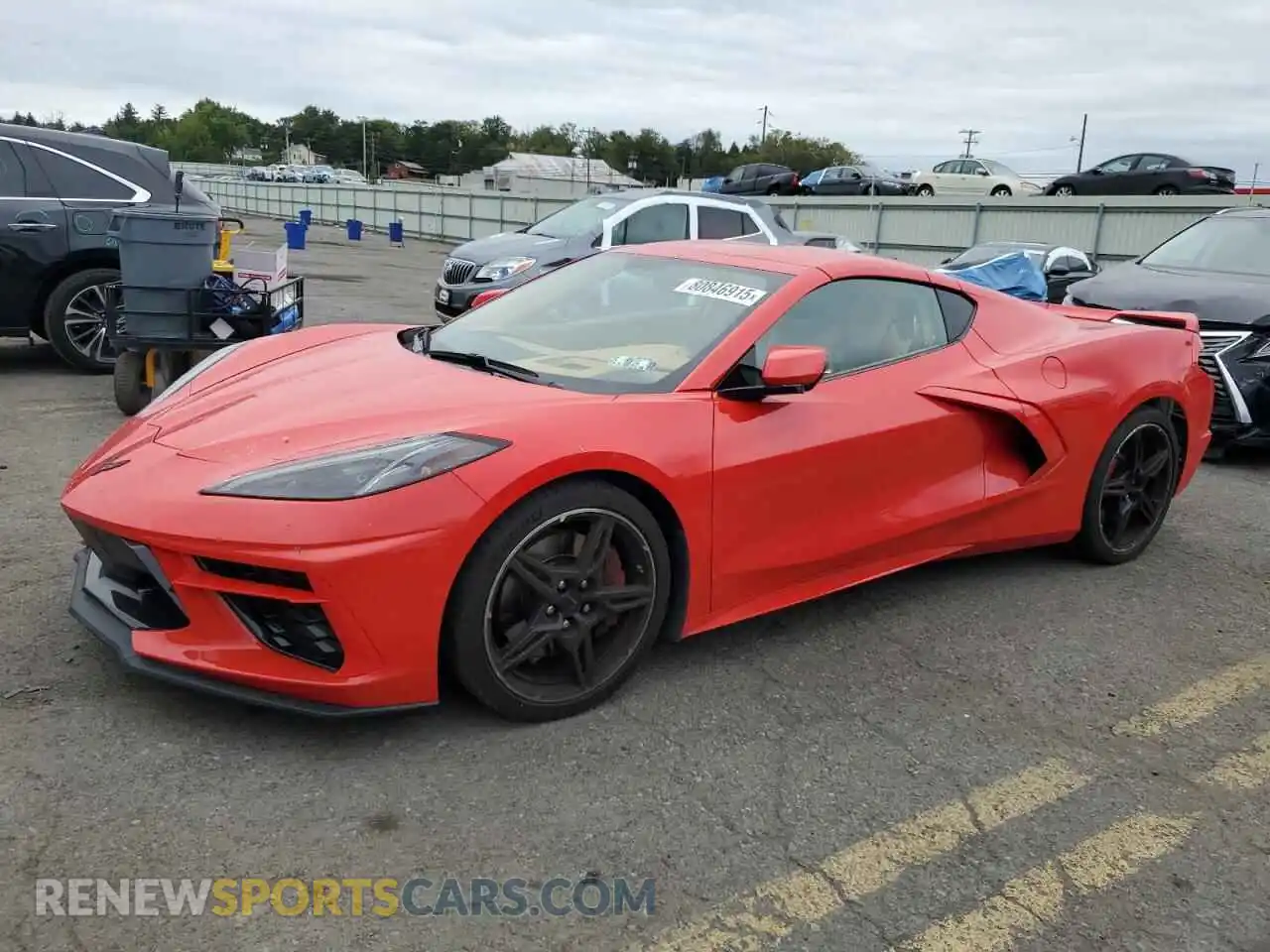 1 Фотография поврежденного автомобиля 1G1YC2D46M5104285 CHEVROLET CORVETTE 2021