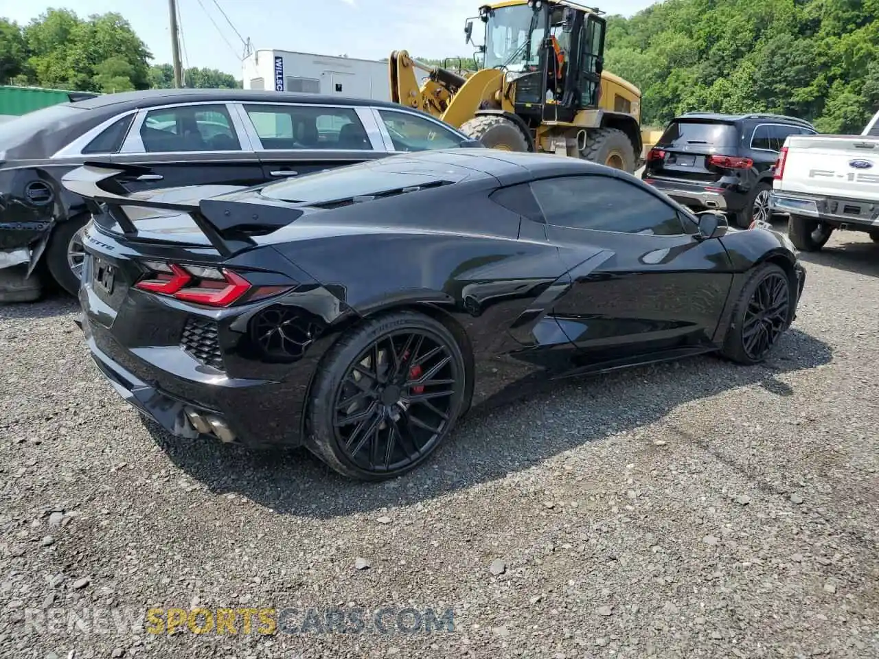 3 Photograph of a damaged car 1G1YA2D46N5118906 CHEVROLET CORVETTE 2022