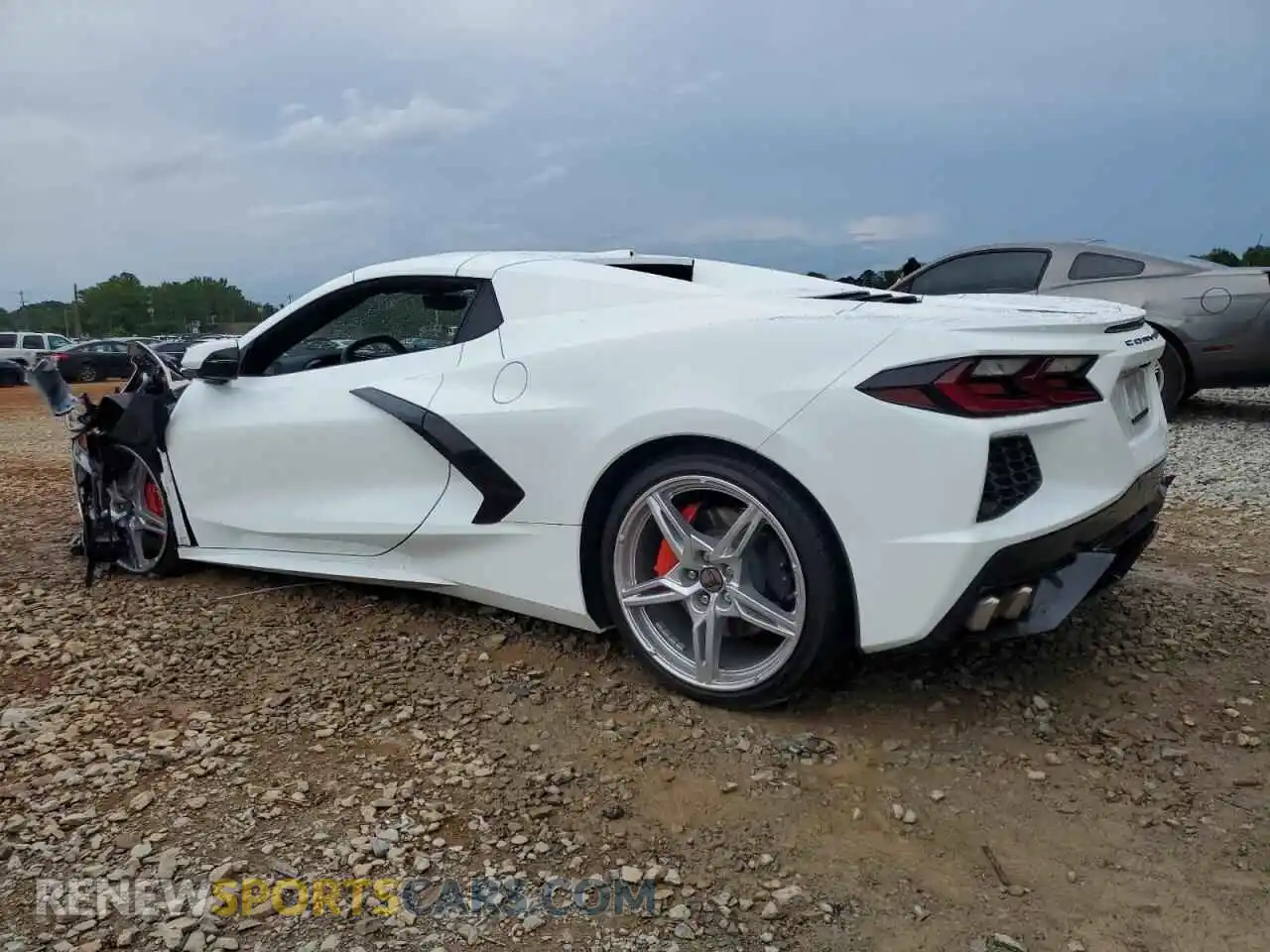 2 Photograph of a damaged car 1G1YA3D42N5101221 CHEVROLET CORVETTE 2022