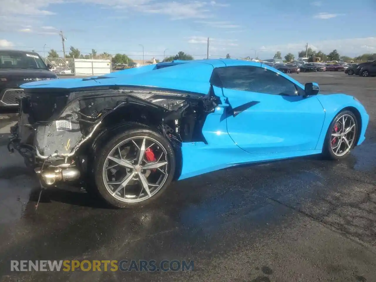3 Photograph of a damaged car 1G1YA3D44N5101964 CHEVROLET CORVETTE 2022