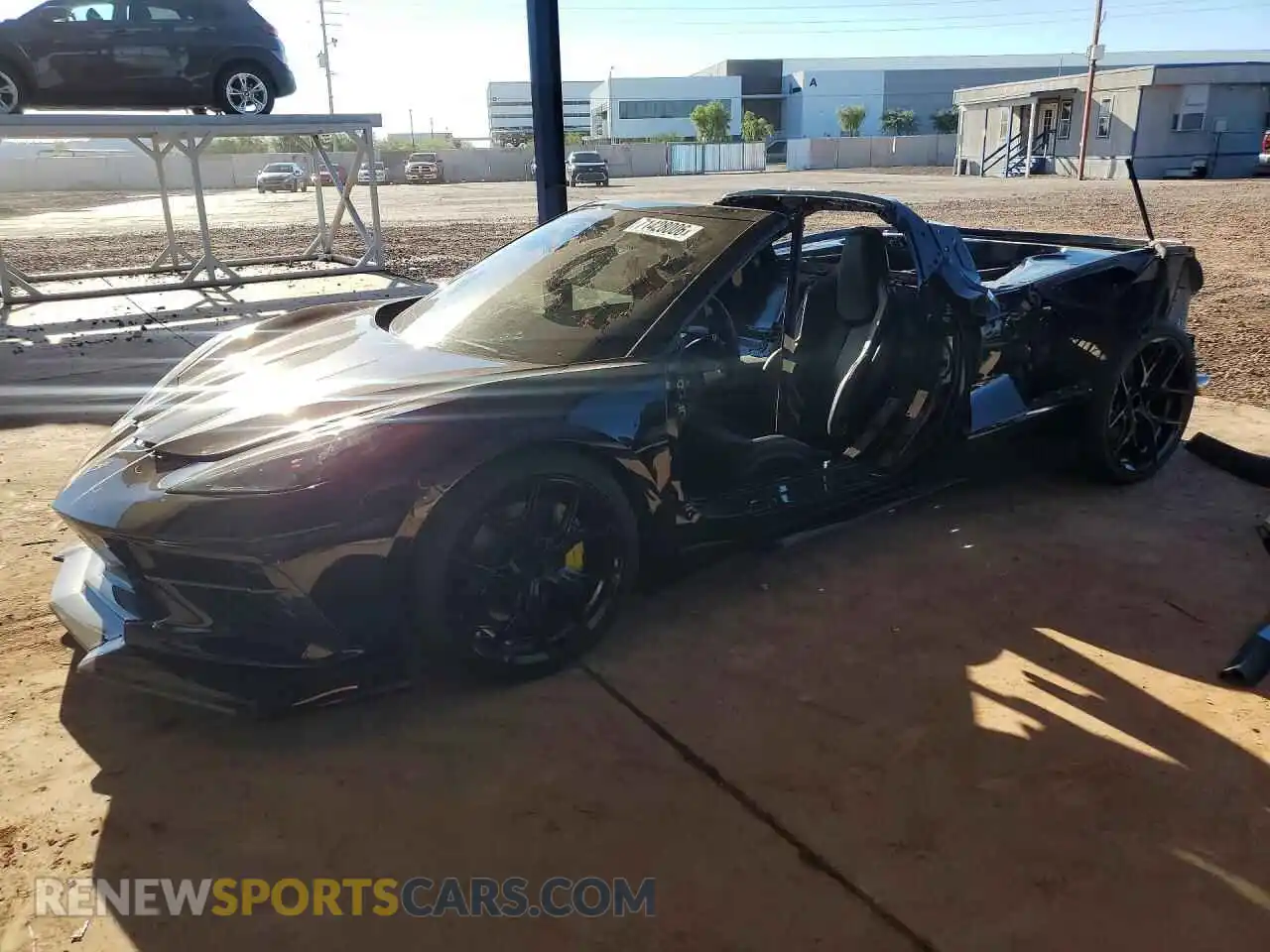 1 Photograph of a damaged car 1G1YA2D41P5114796 CHEVROLET CORVETTE 2023