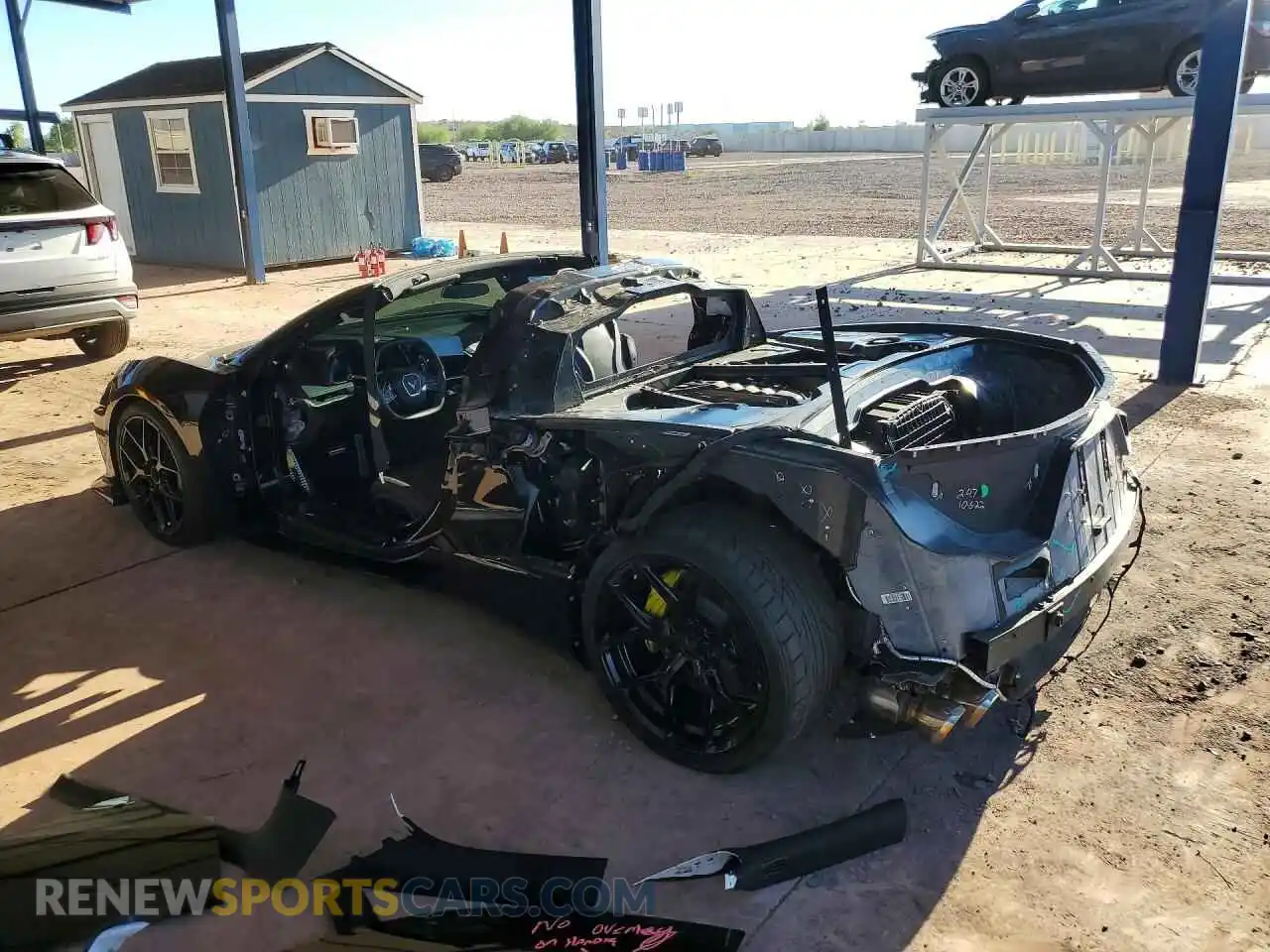 2 Photograph of a damaged car 1G1YA2D41P5114796 CHEVROLET CORVETTE 2023