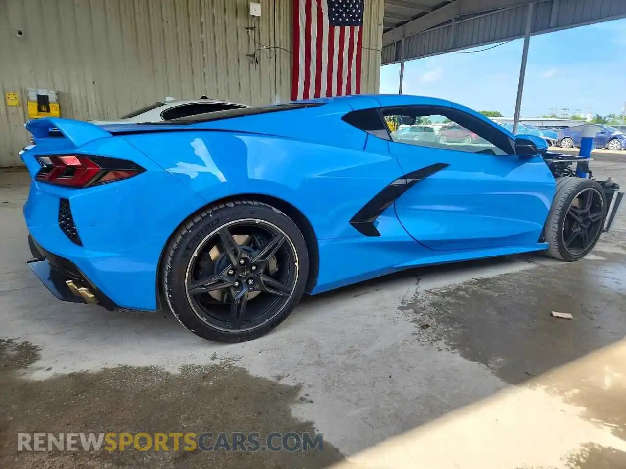 3 Photograph of a damaged car 1G1YA2D43P5124505 CHEVROLET CORVETTE 2023