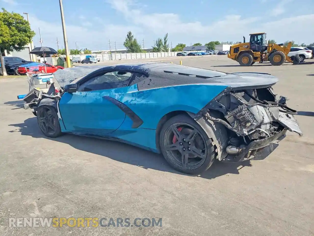 2 Photograph of a damaged car 1G1YA2D45P5100464 CHEVROLET CORVETTE 2023