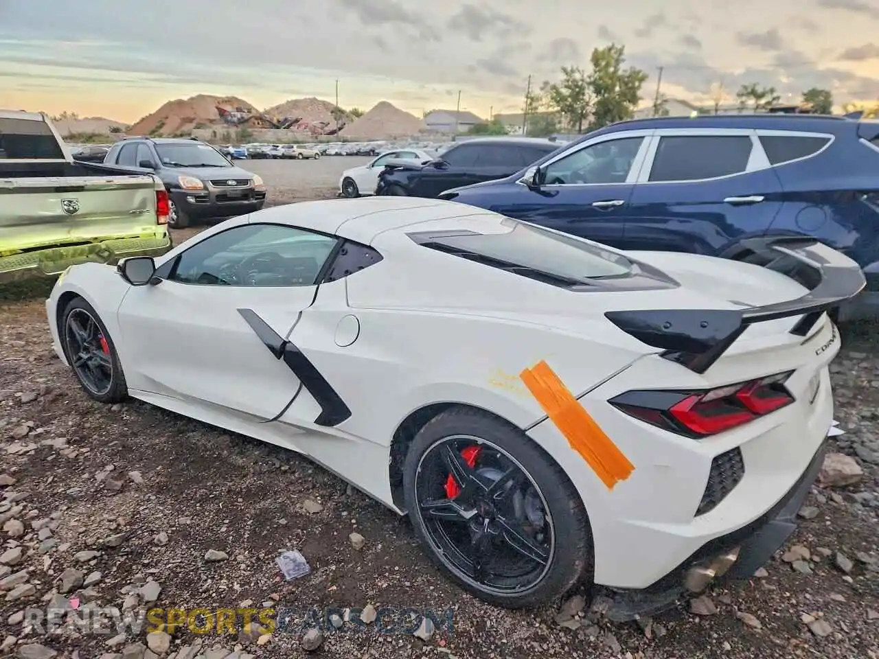 2 Photograph of a damaged car 1G1YA2D47P5101194 CHEVROLET CORVETTE 2023