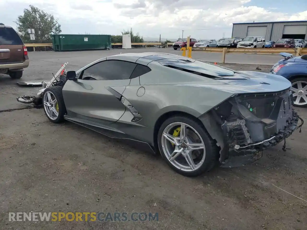 2 Photograph of a damaged car 1G1YC2D48P5136952 CHEVROLET CORVETTE 2023