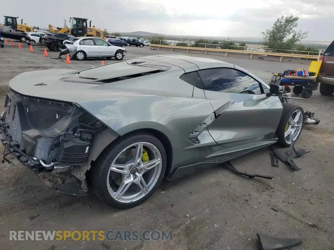 3 Photograph of a damaged car 1G1YC2D48P5136952 CHEVROLET CORVETTE 2023