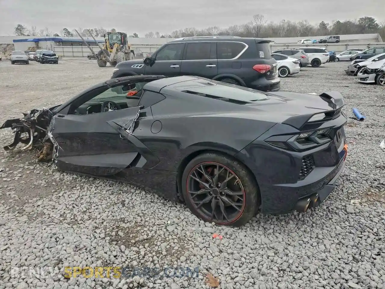2 Photograph of a damaged car 1G1YC2D49P5501073 CHEVROLET CORVETTE 2023