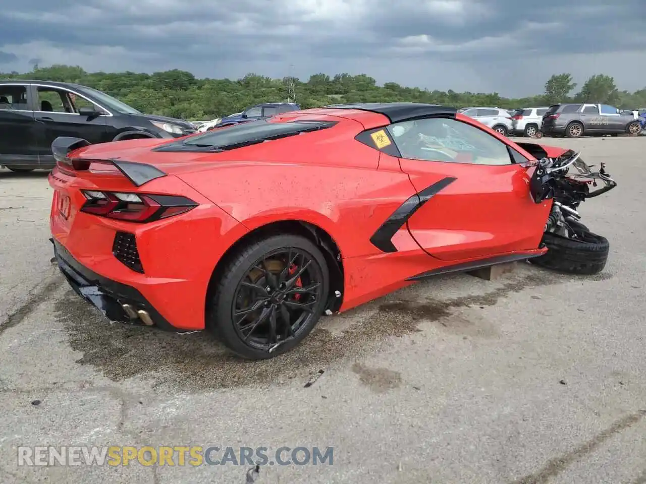 3 Photograph of a damaged car 1G1YC2D4XP5100177 CHEVROLET CORVETTE 2023