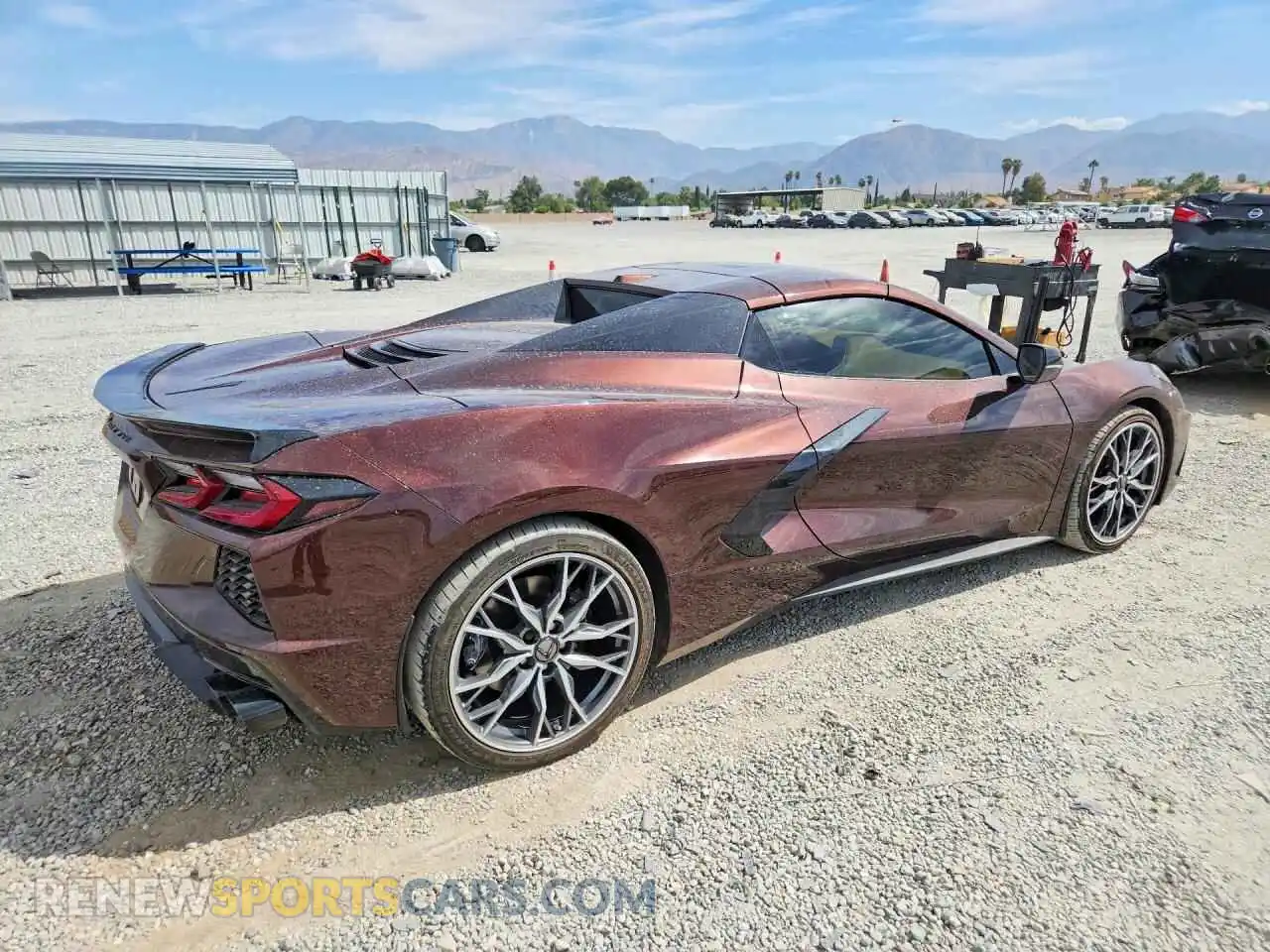3 fotografías del automóvil dañado 1G1YC3D46P5117550 CHEVROLET CORVETTE 2023