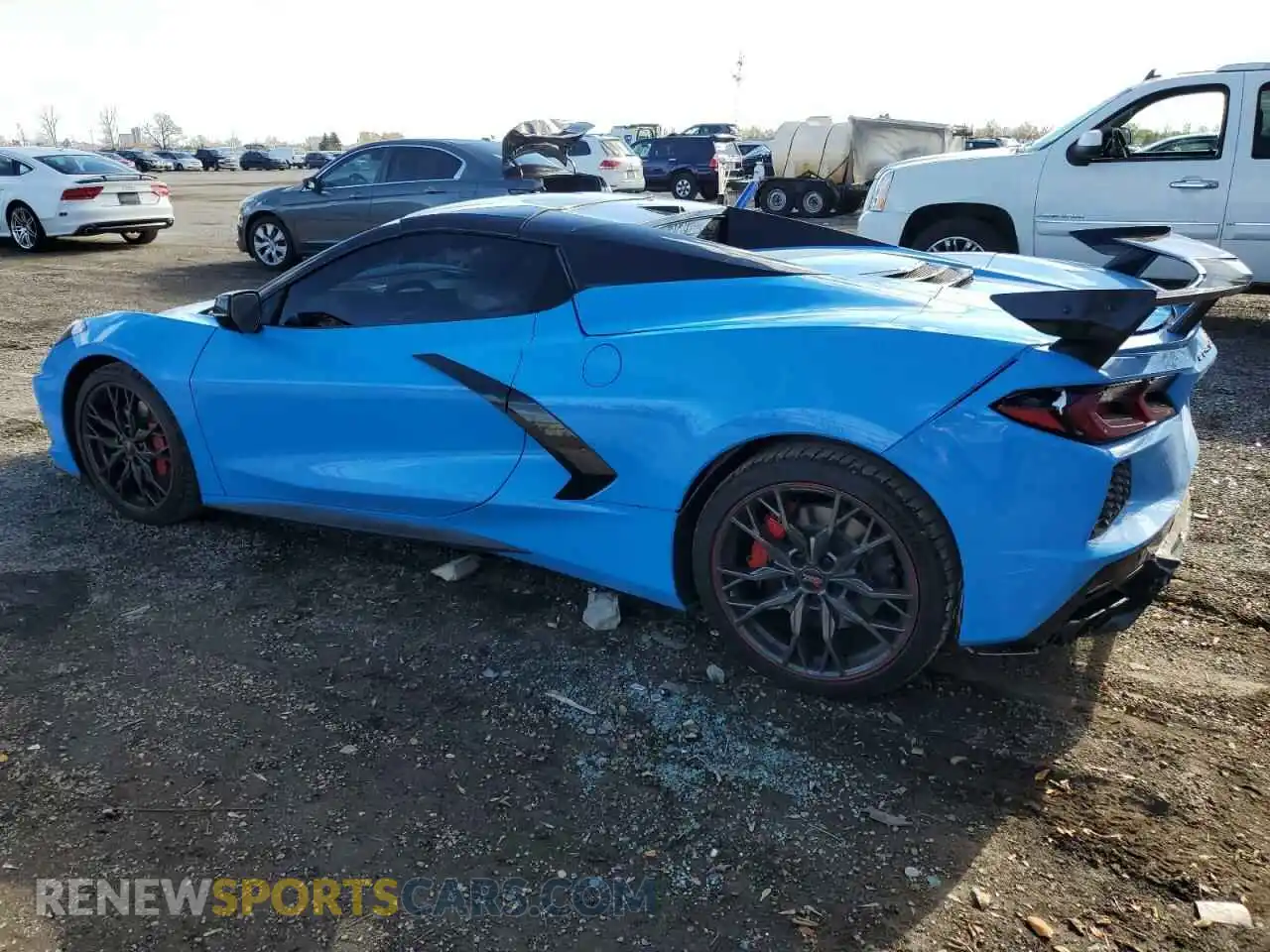 2 Photograph of a damaged car 1G1YC3D47P5120747 CHEVROLET CORVETTE 2023