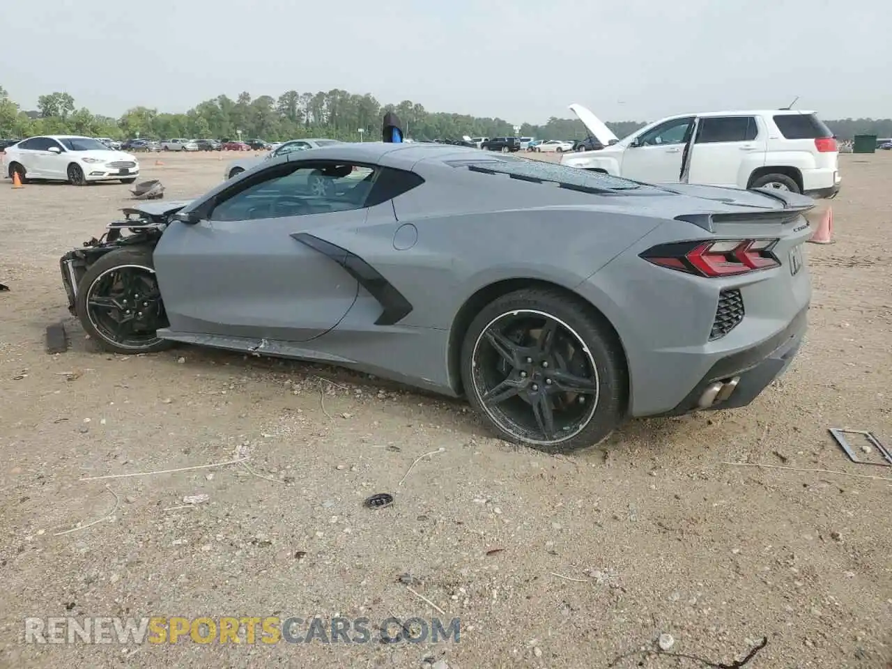 2 Photograph of a damaged car 1G1YA2D43R5113488 CHEVROLET CORVETTE 2024