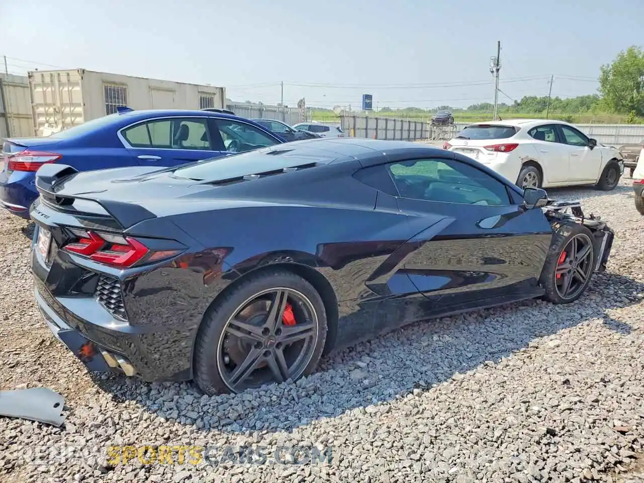3 Photograph of a damaged car 1G1YA2D44R5111510 CHEVROLET CORVETTE 2024