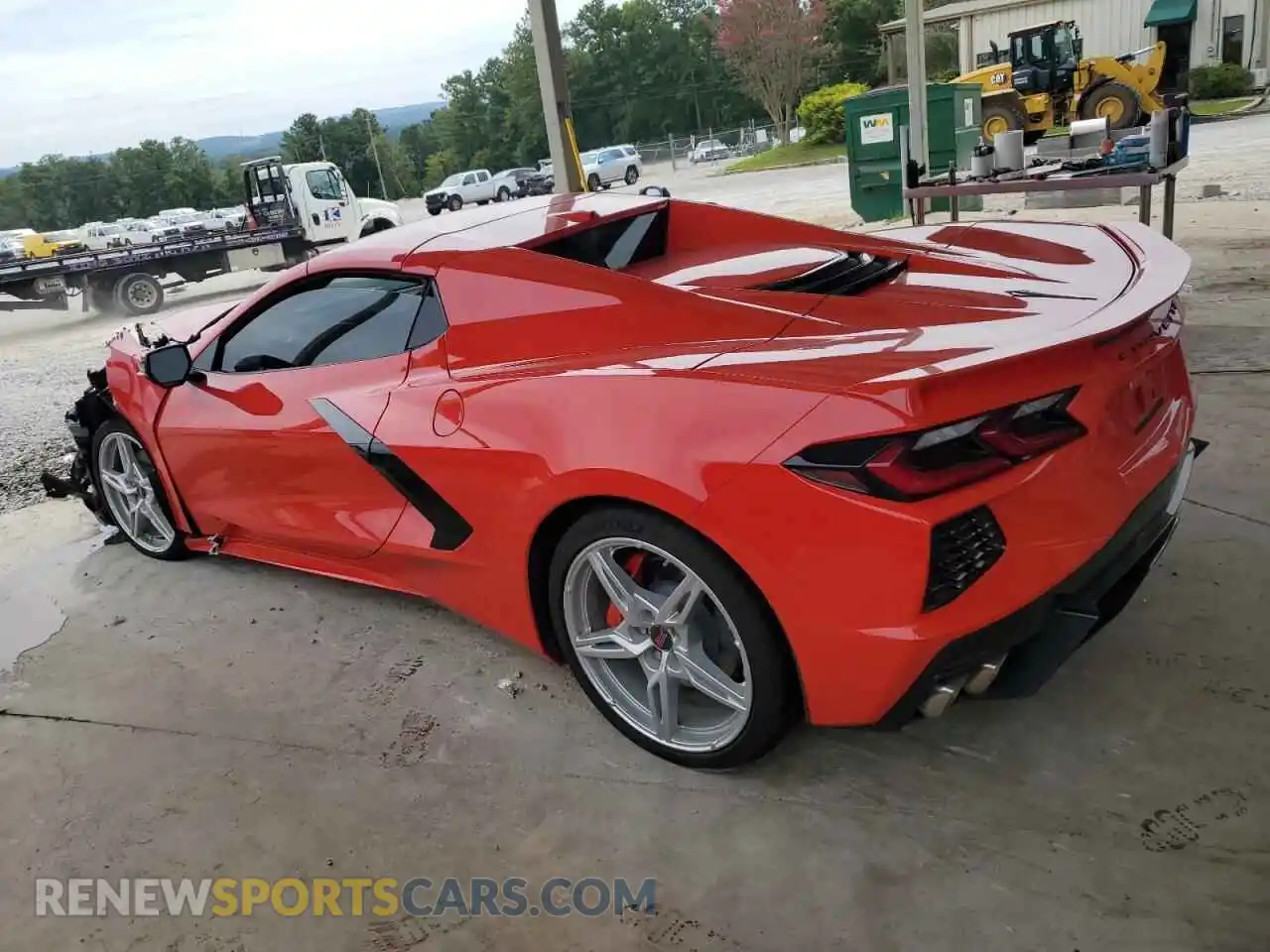 2 Photograph of a damaged car 1G1YA3D44R5101310 CHEVROLET CORVETTE 2024