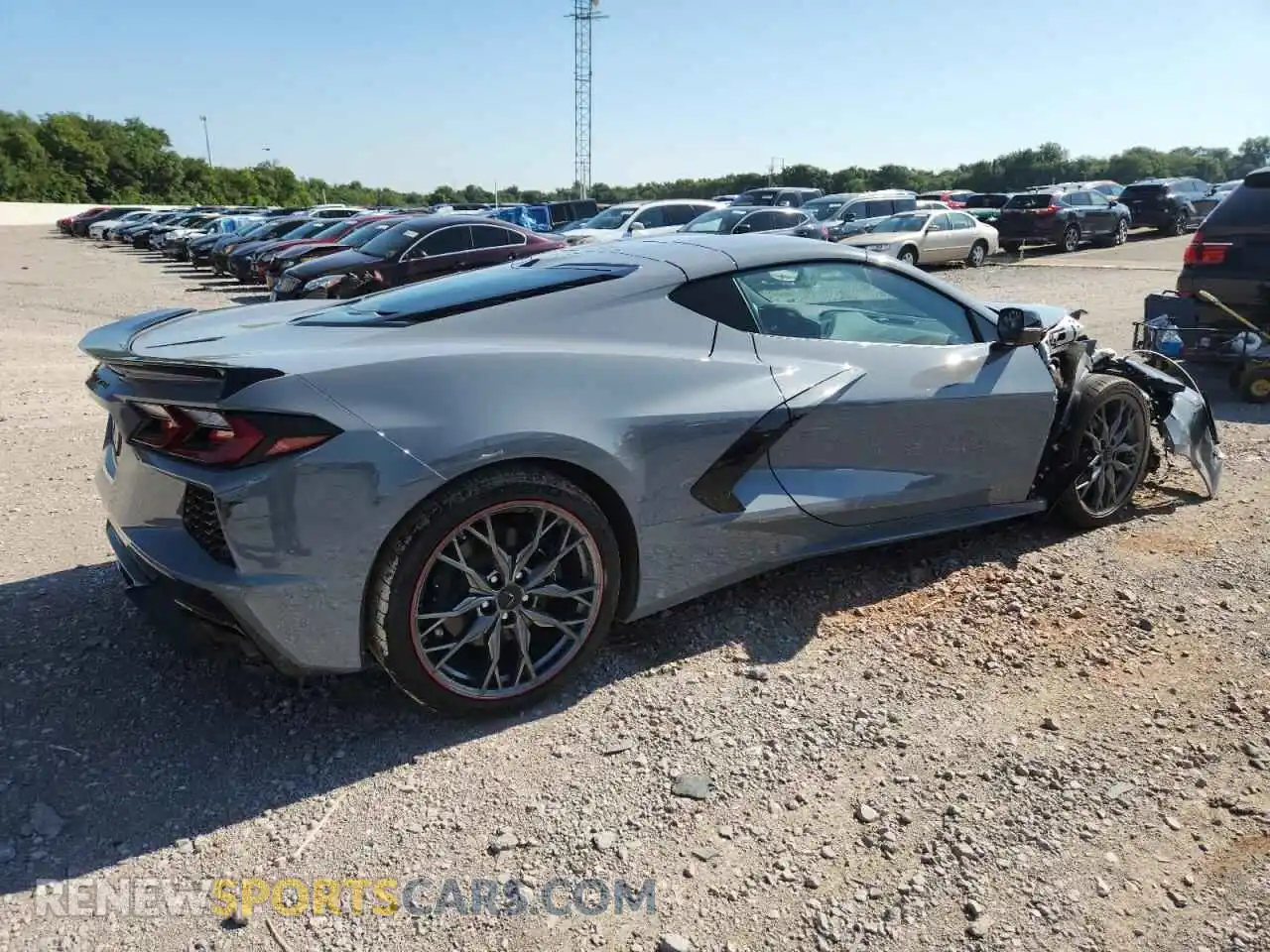 3 Photograph of a damaged car 1G1YA2D42S5108384 CHEVROLET CORVETTE 2025