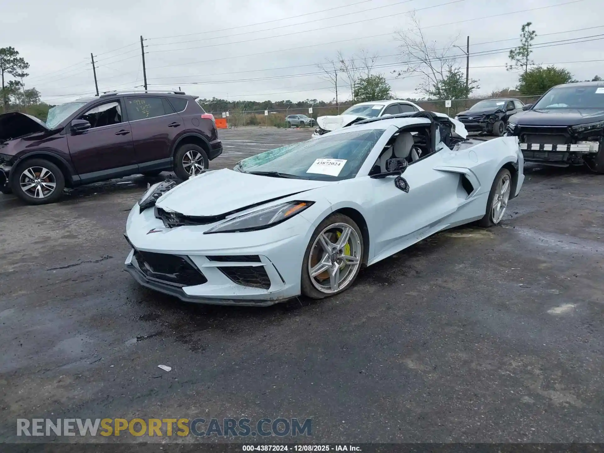 2 Photograph of a damaged car 1G1YB2D41M5117111 CHEVROLET CORVETTE STINGRAY 2021