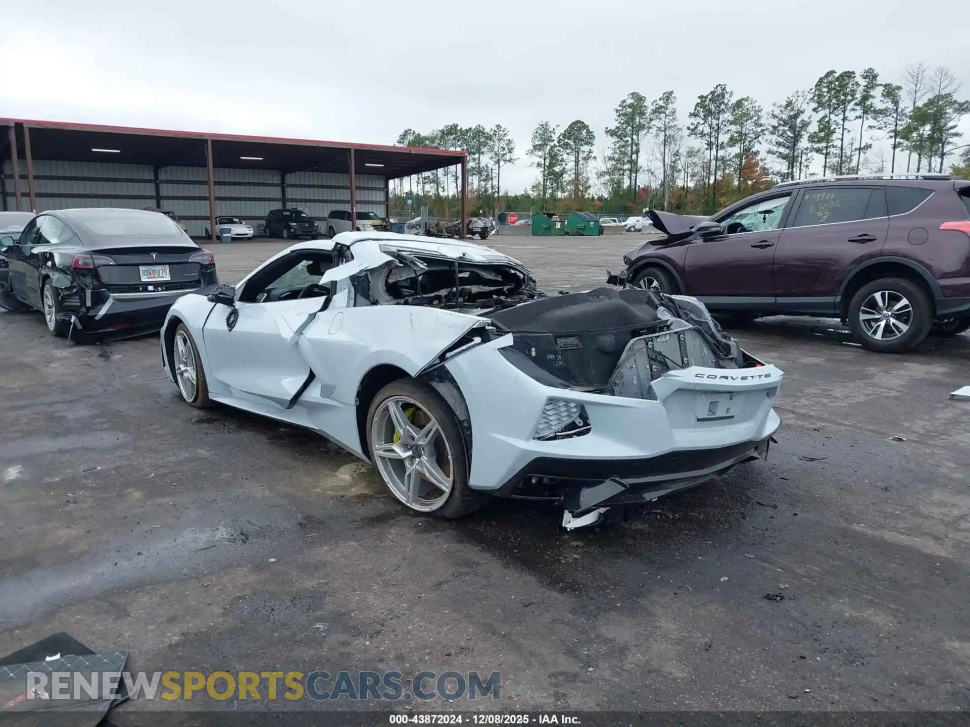 3 Photograph of a damaged car 1G1YB2D41M5117111 CHEVROLET CORVETTE STINGRAY 2021