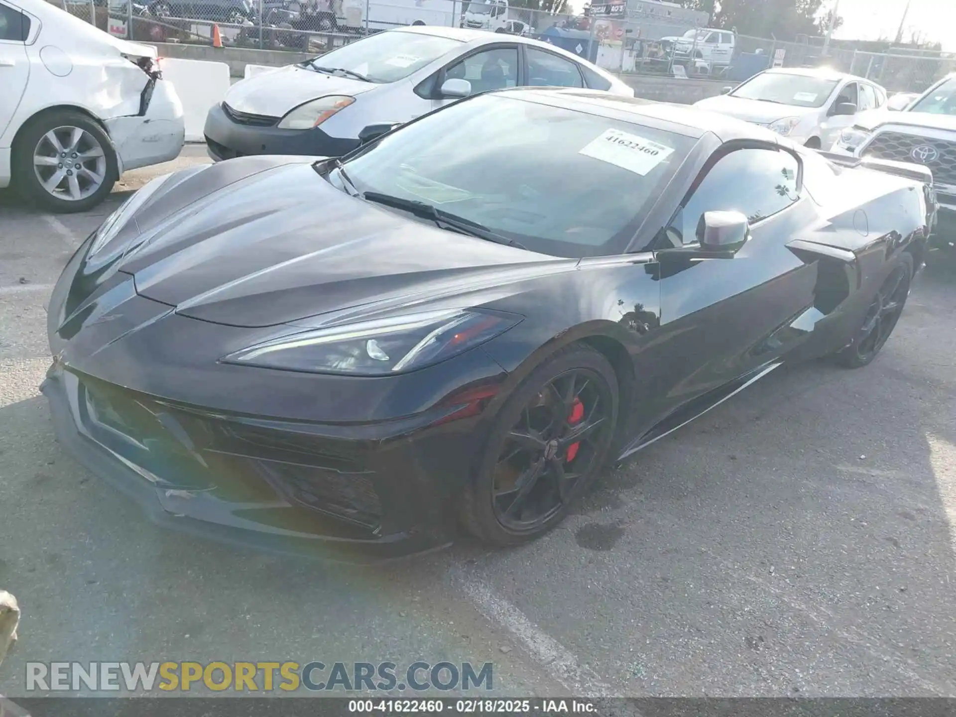 2 Photograph of a damaged car 1G1YB2D46M5125799 CHEVROLET CORVETTE STINGRAY 2021