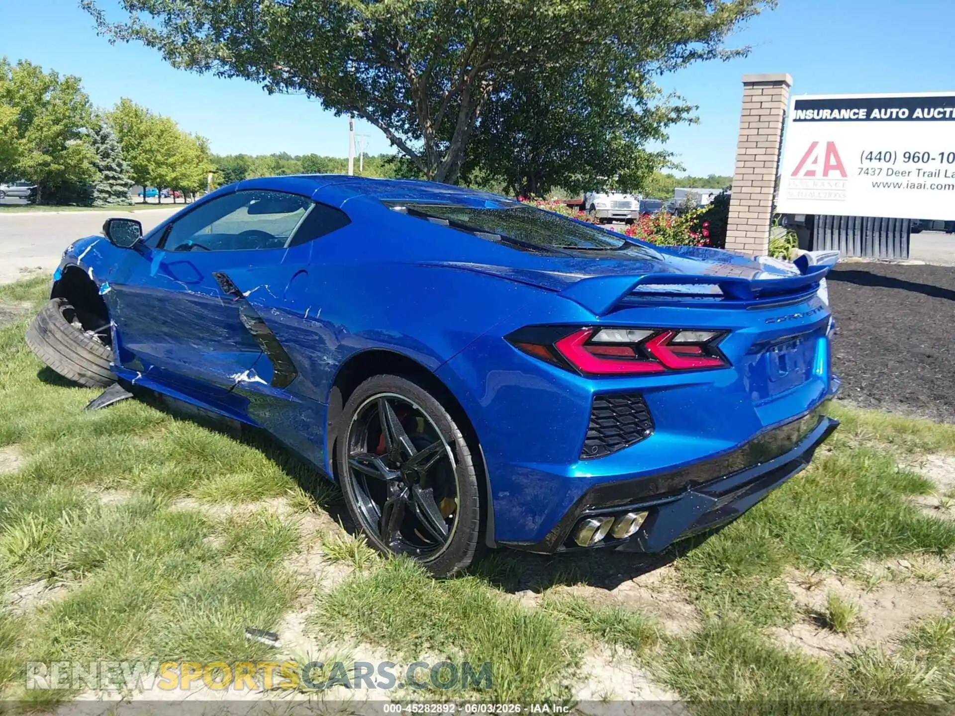 3 Photograph of a damaged car 1G1YC2D42M5119186 CHEVROLET CORVETTE STINGRAY 2021