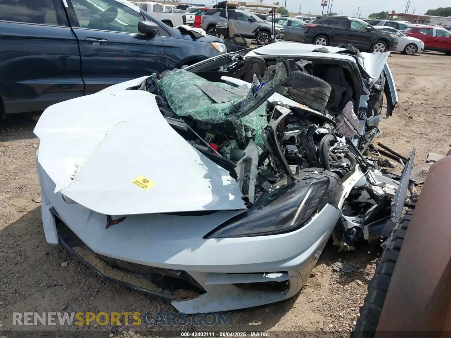 2 Photograph of a damaged car 1G1YA2D45P5136865 CHEVROLET CORVETTE STINGRAY 2023