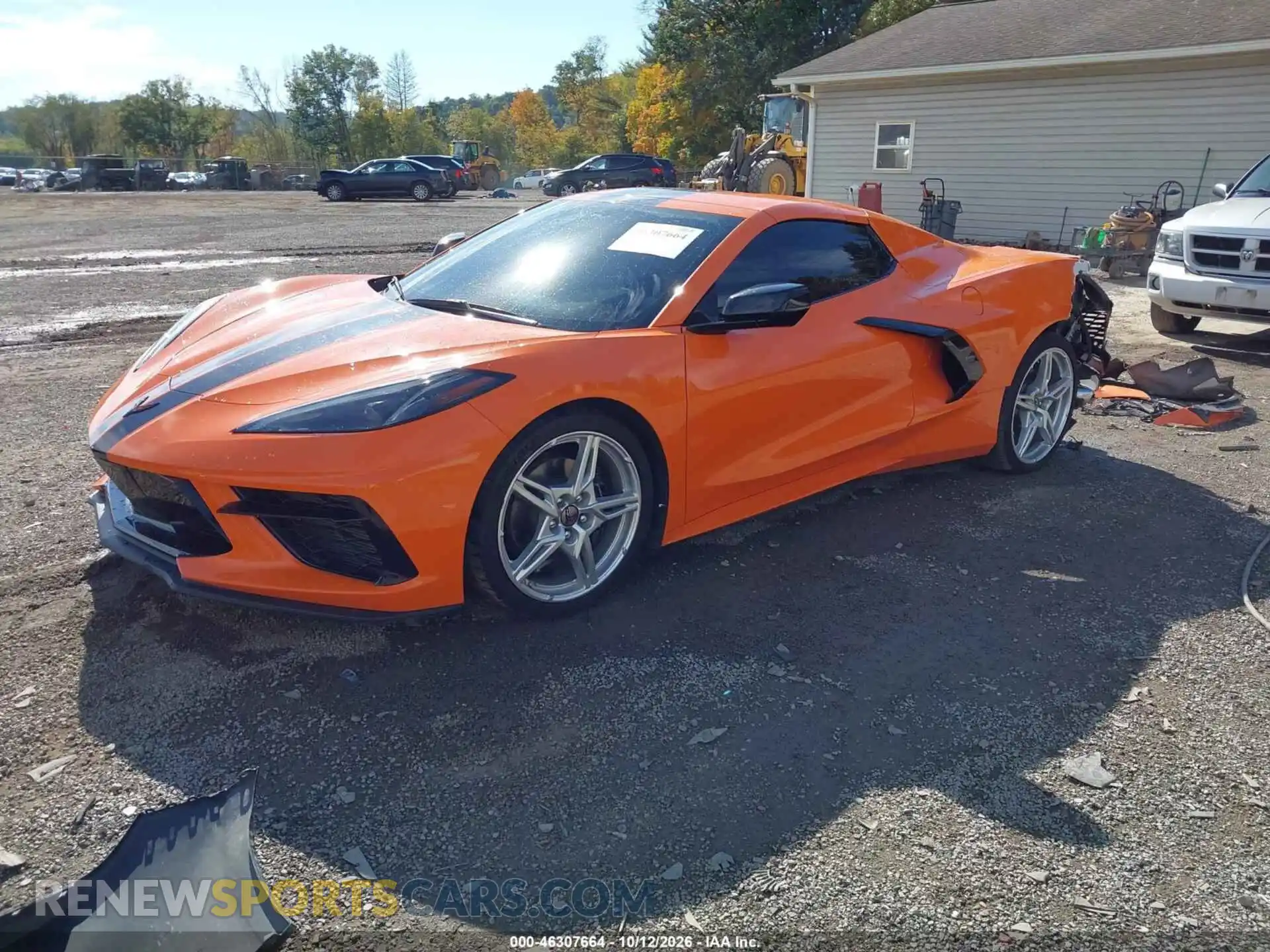 2 Photograph of a damaged car 1G1YA3D4XP5140450 CHEVROLET CORVETTE STINGRAY 2023