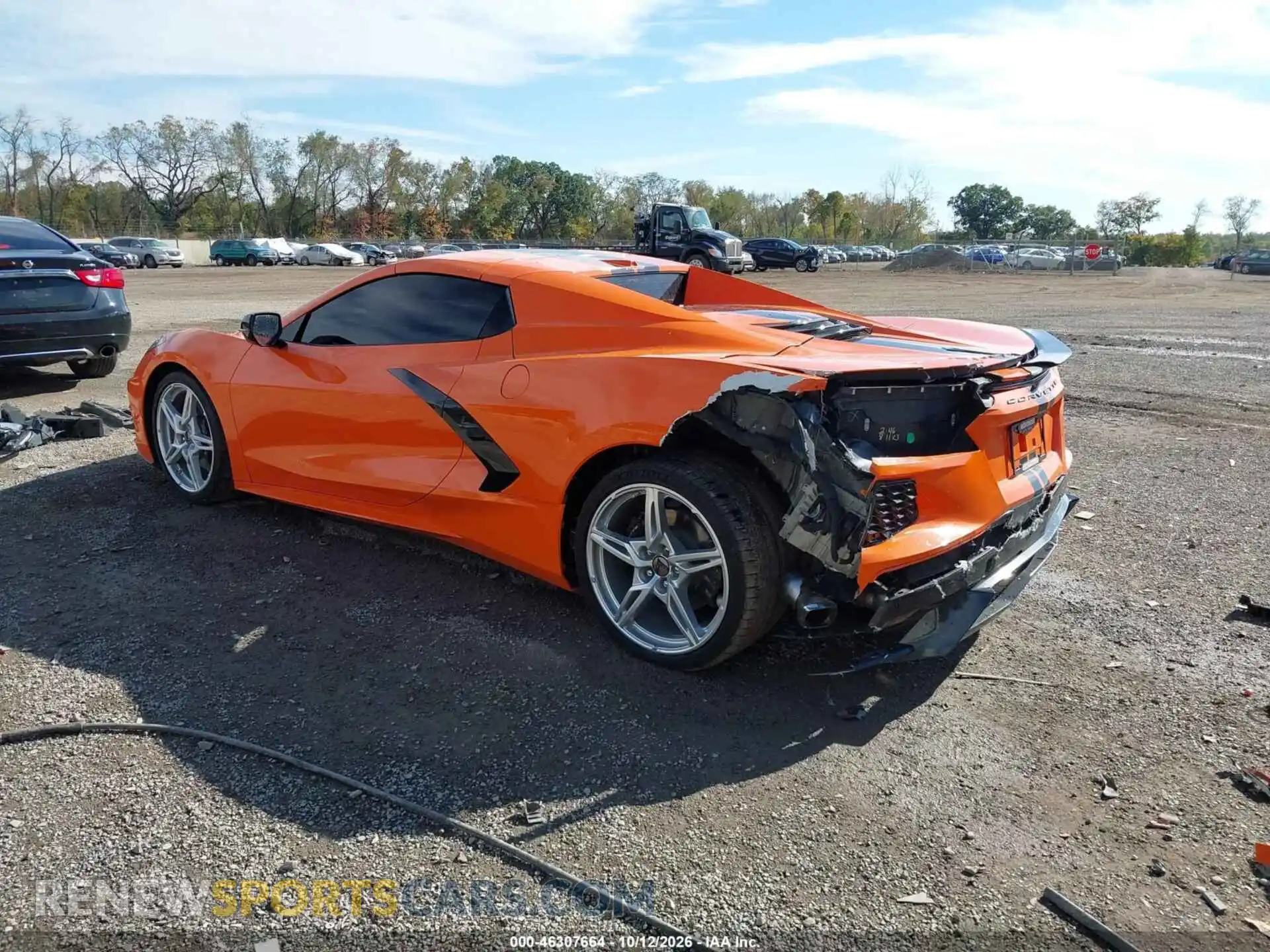 3 Photograph of a damaged car 1G1YA3D4XP5140450 CHEVROLET CORVETTE STINGRAY 2023