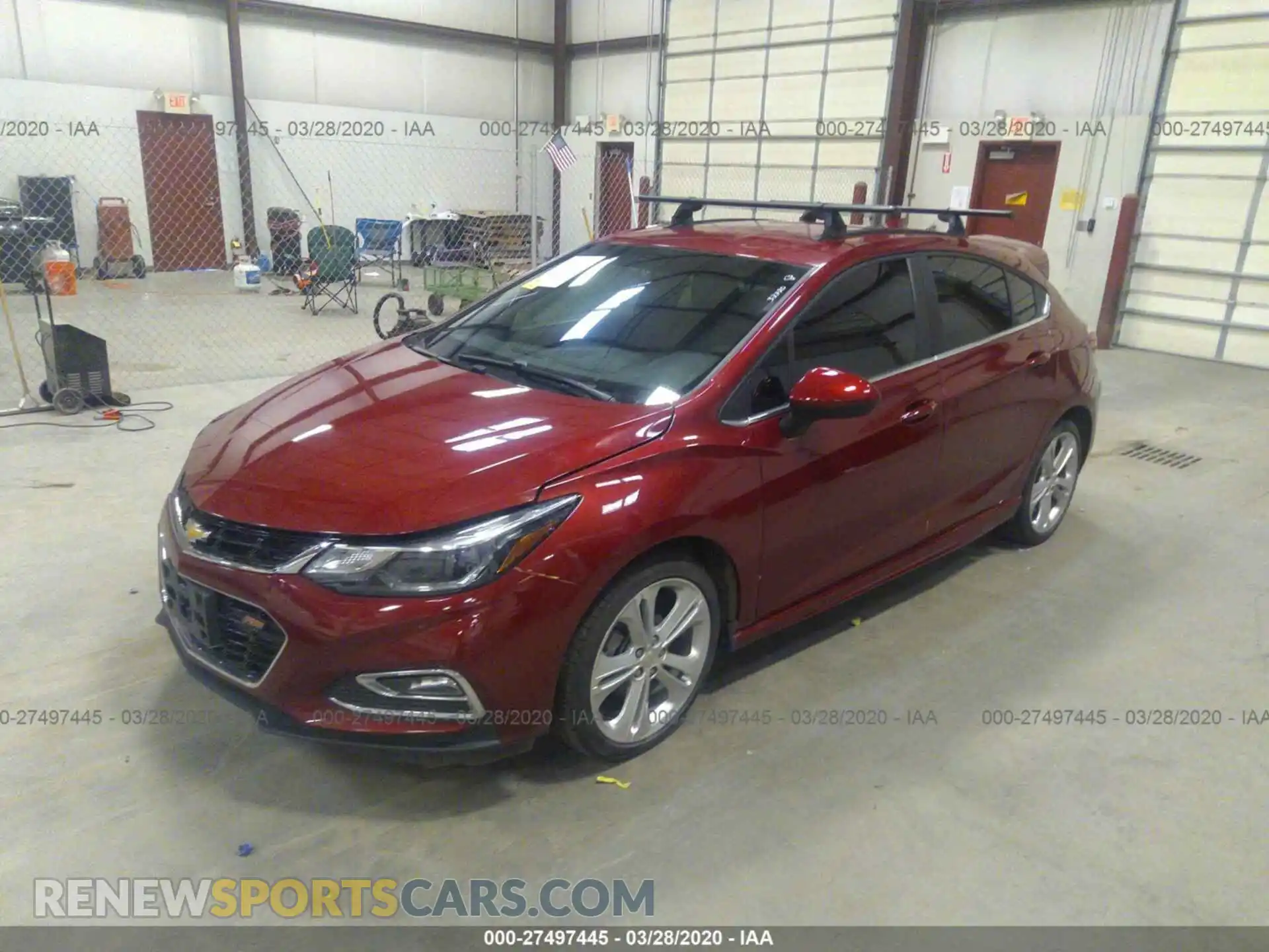 2 Photograph of a damaged car 3G1BG6SE2JS601803 CHEVROLET CRUZE 2018