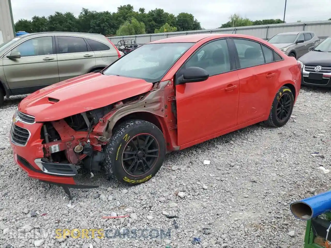 1 Photograph of a damaged car 1G1PB5SH7F7189327 CHEVROLET CRUZE 2022