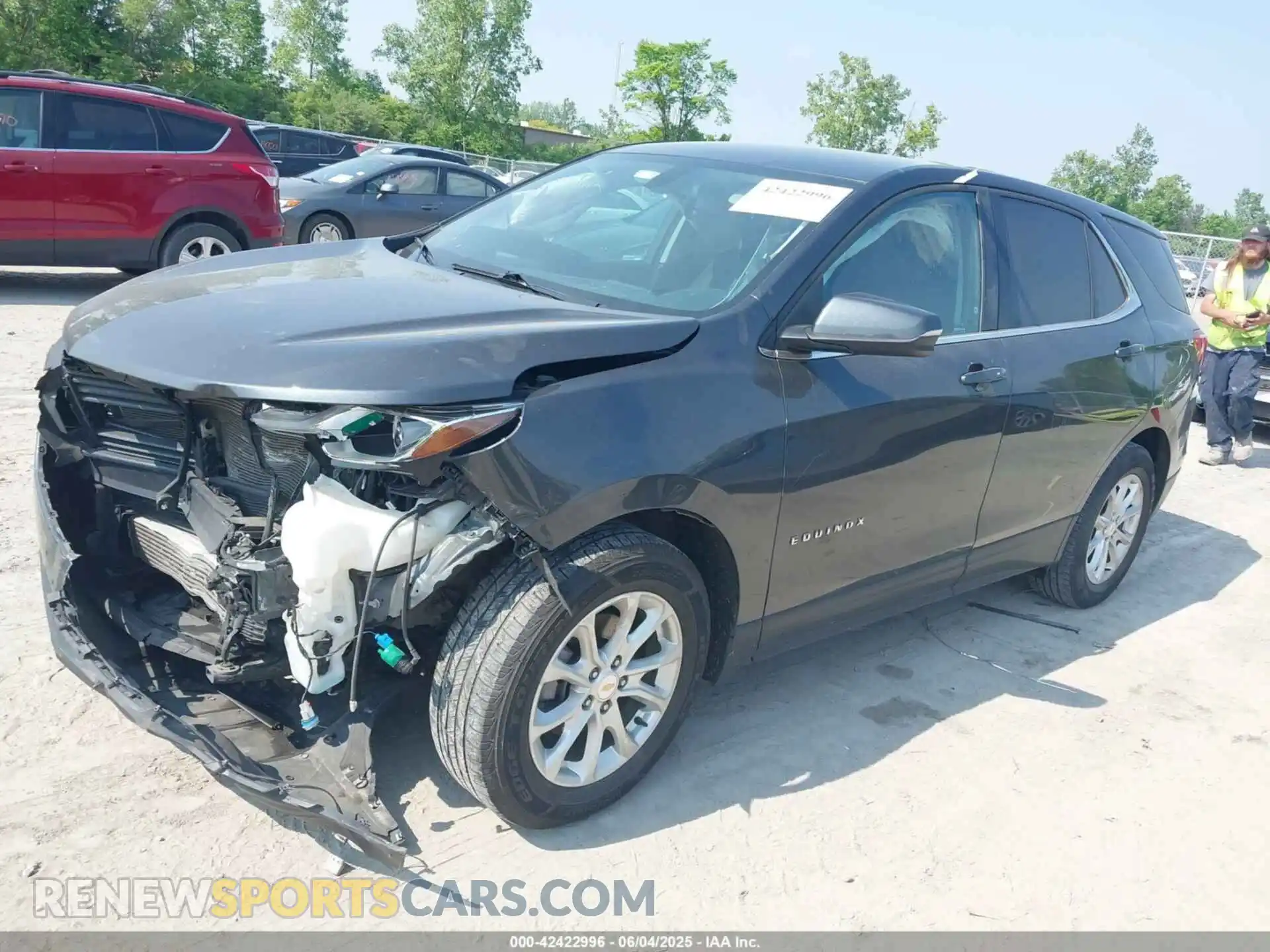 2 Photograph of a damaged car 2GNAXKEV1K6154587 CHEVROLET EQUINOX 2019