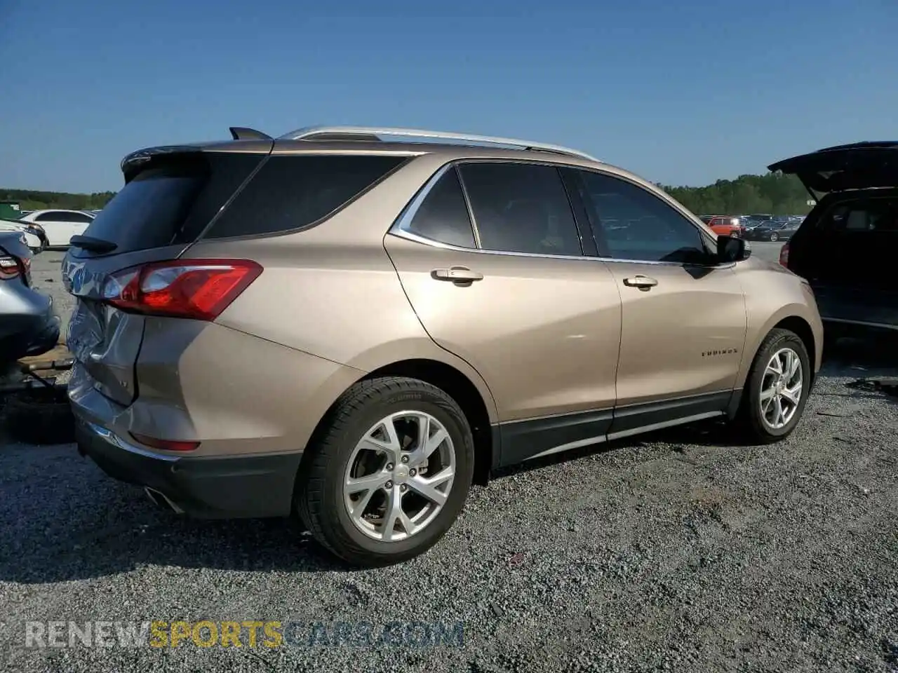 3 fotografías del automóvil dañado 2GNAXLEX6K6219358 CHEVROLET EQUINOX 2019