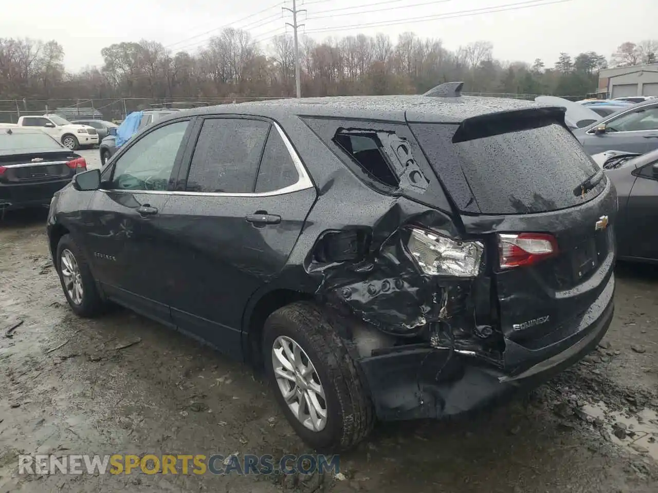 2 fotografías del automóvil dañado 2GNAXUEV1K6176701 CHEVROLET EQUINOX 2019