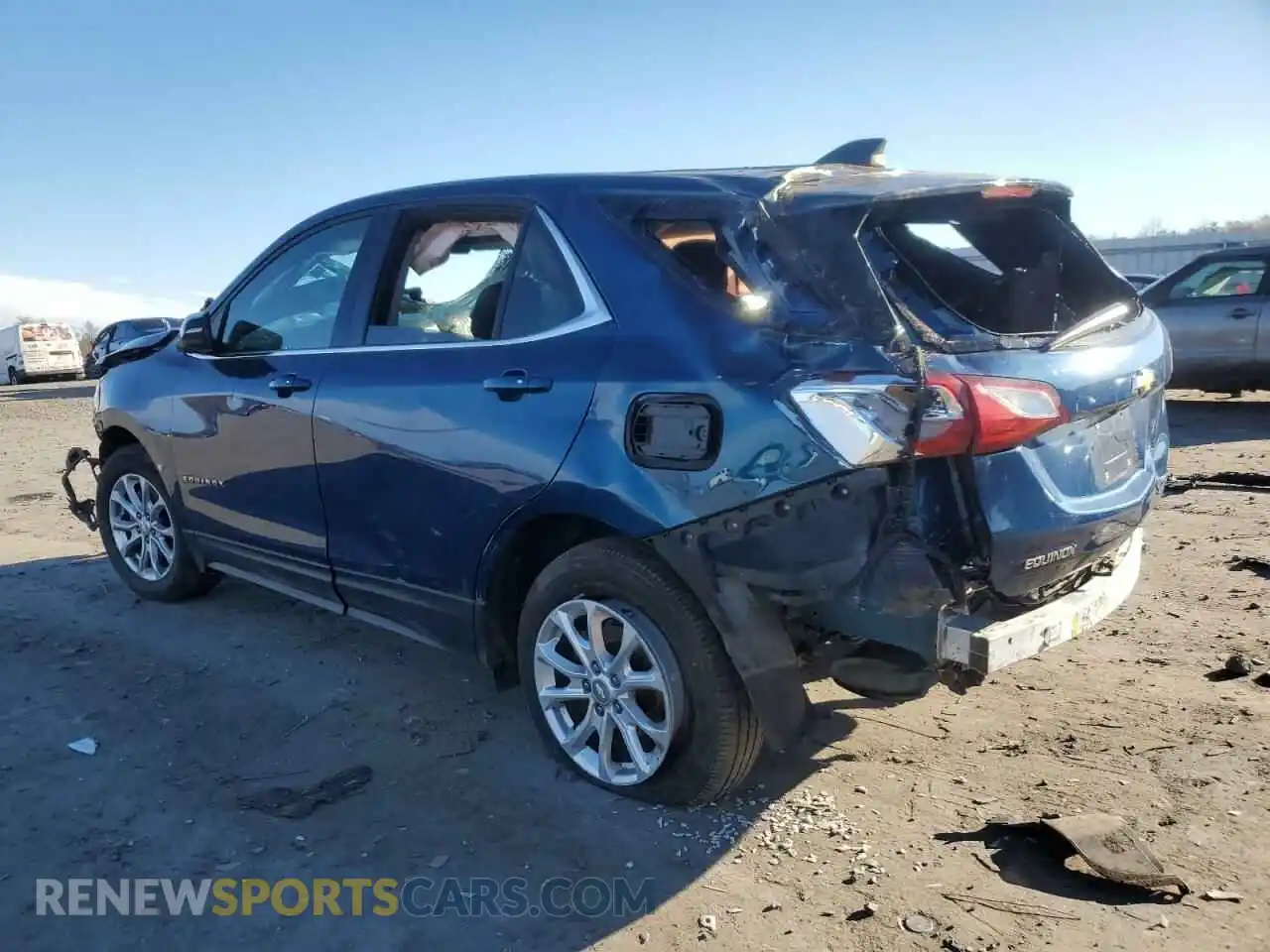 2 fotografías del automóvil dañado 3GNAXUEV1KL281332 CHEVROLET EQUINOX 2019