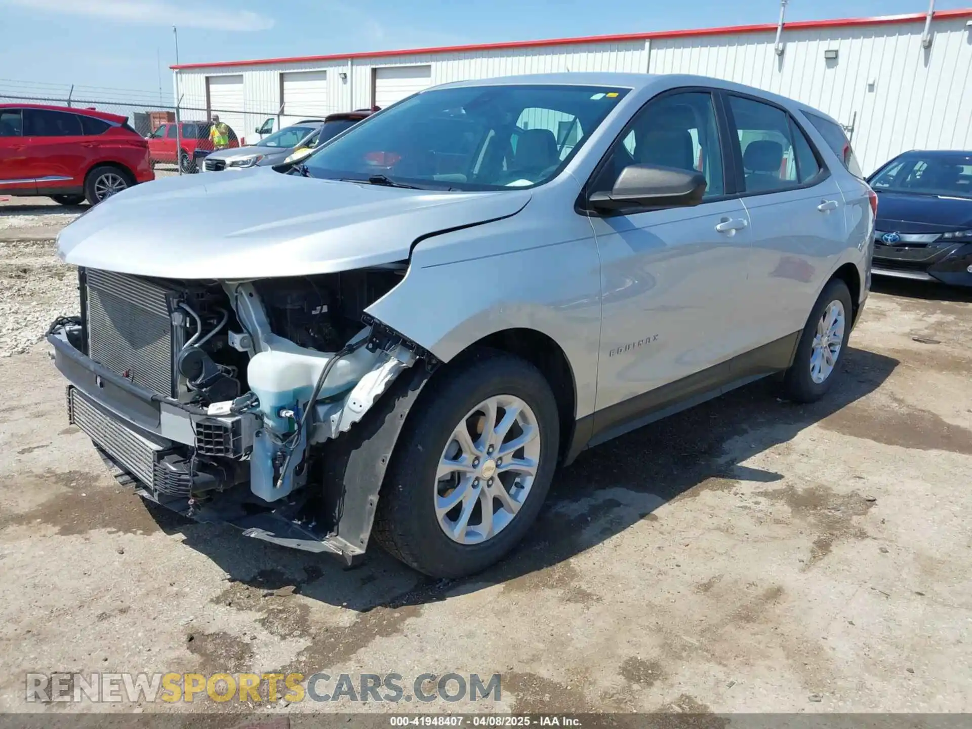 2 fotografías del automóvil dañado 3GNAXHEV3LS510012 CHEVROLET EQUINOX 2020